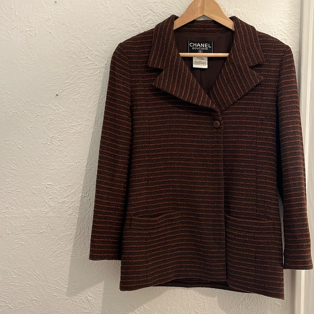 Chanel 1998 Vintage Tweed Blazer